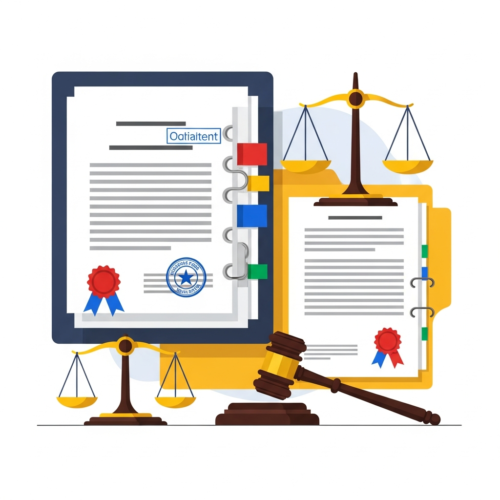 裁判所提出書類のイメージ