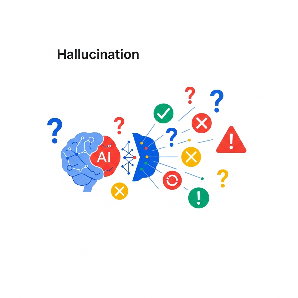 ハルシネーション発生の仕組み図解