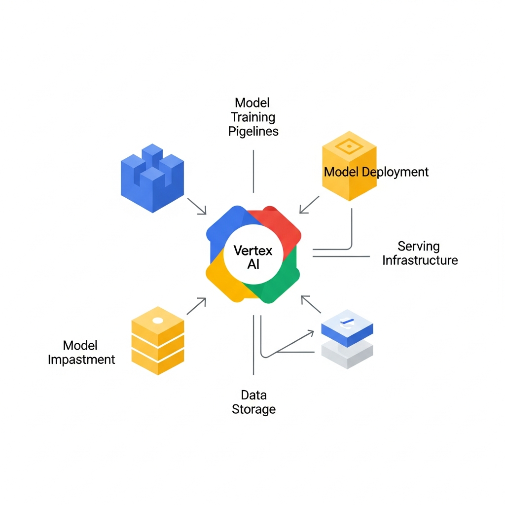 Vertex AI 全体アーキテクチャ図